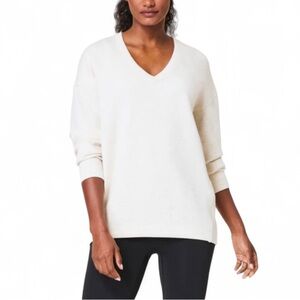 Spanx Brushed AE Tunic Heather Cream XS NWT